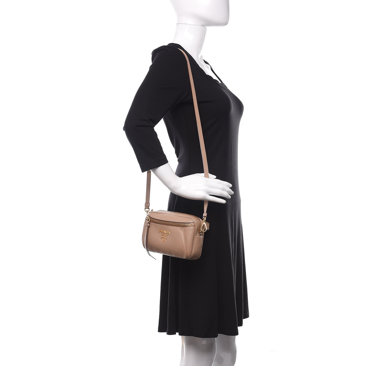 Prada Vitello Daino Belt Bag Cammeo 2 of 12