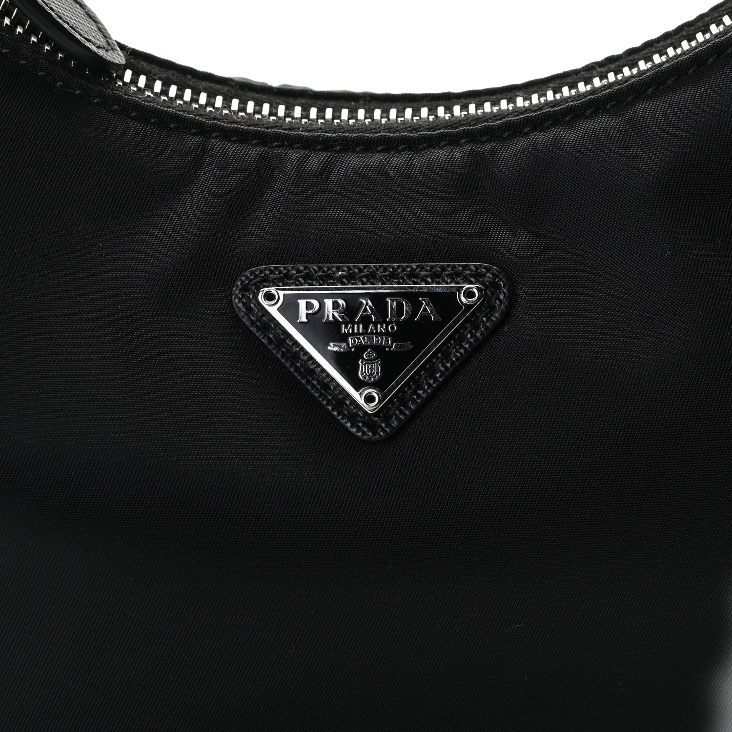 Prada Nylon Re-Edition 2005 Shoulder Bag Black 7 of 10