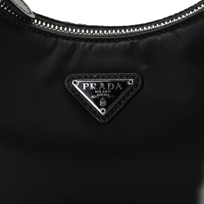 Prada Nylon Re-Edition 2005 Shoulder Bag Black 7 of 10