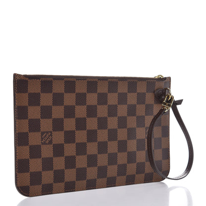 Louis Vuitton Damier Ebene Neverfull MM GM Pochette 4 of 10