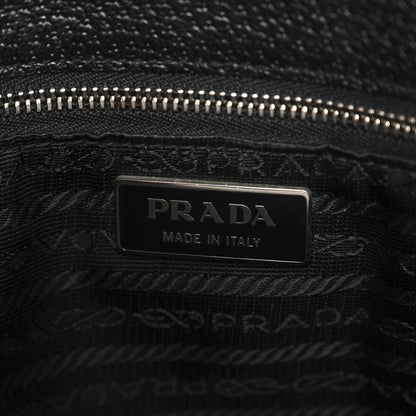 Prada Cinghiale Triangle Tote Black 6 of 13