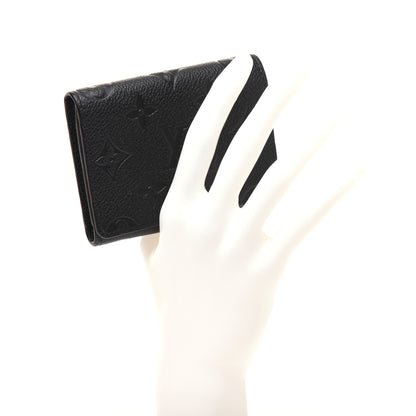 Louis Vuitton Empreinte Business Card Holder Black 2 of 12