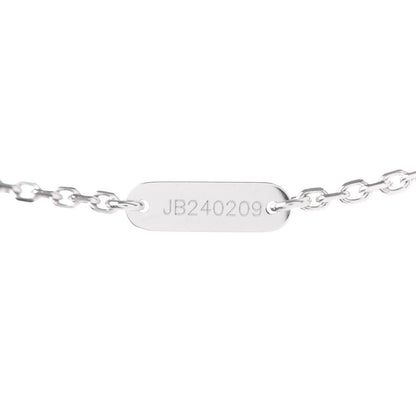 Van Cleef & Arpels 18K White Gold Diamond Vintage Alhambra Pendant Necklace 7 of 7