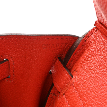 Hermes Togo Birkin 25 Capucine 8 of 11