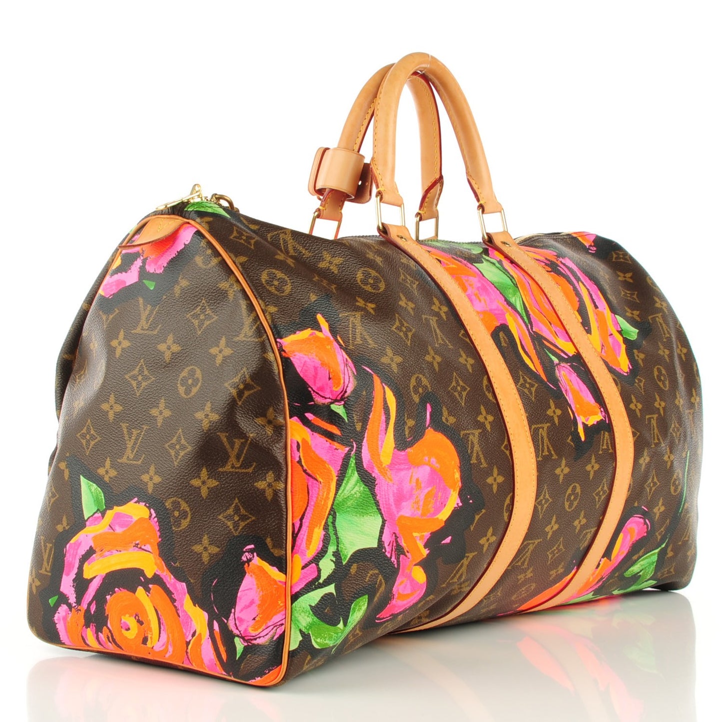 Monogram Roses Keepall 50
