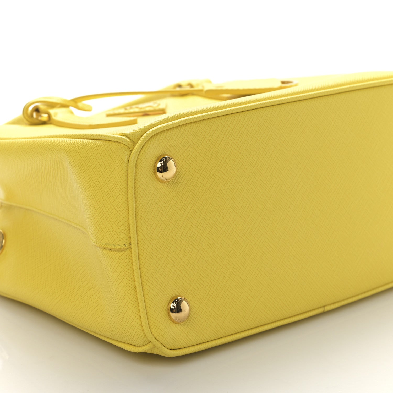Prada Saffiano Small Galleria Double Zip Tote Soleil 8 of 9