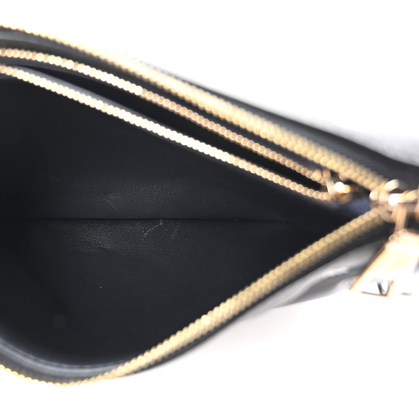 Lambskin Swarovski Crystal Embossed Monogram Coussin BB Black