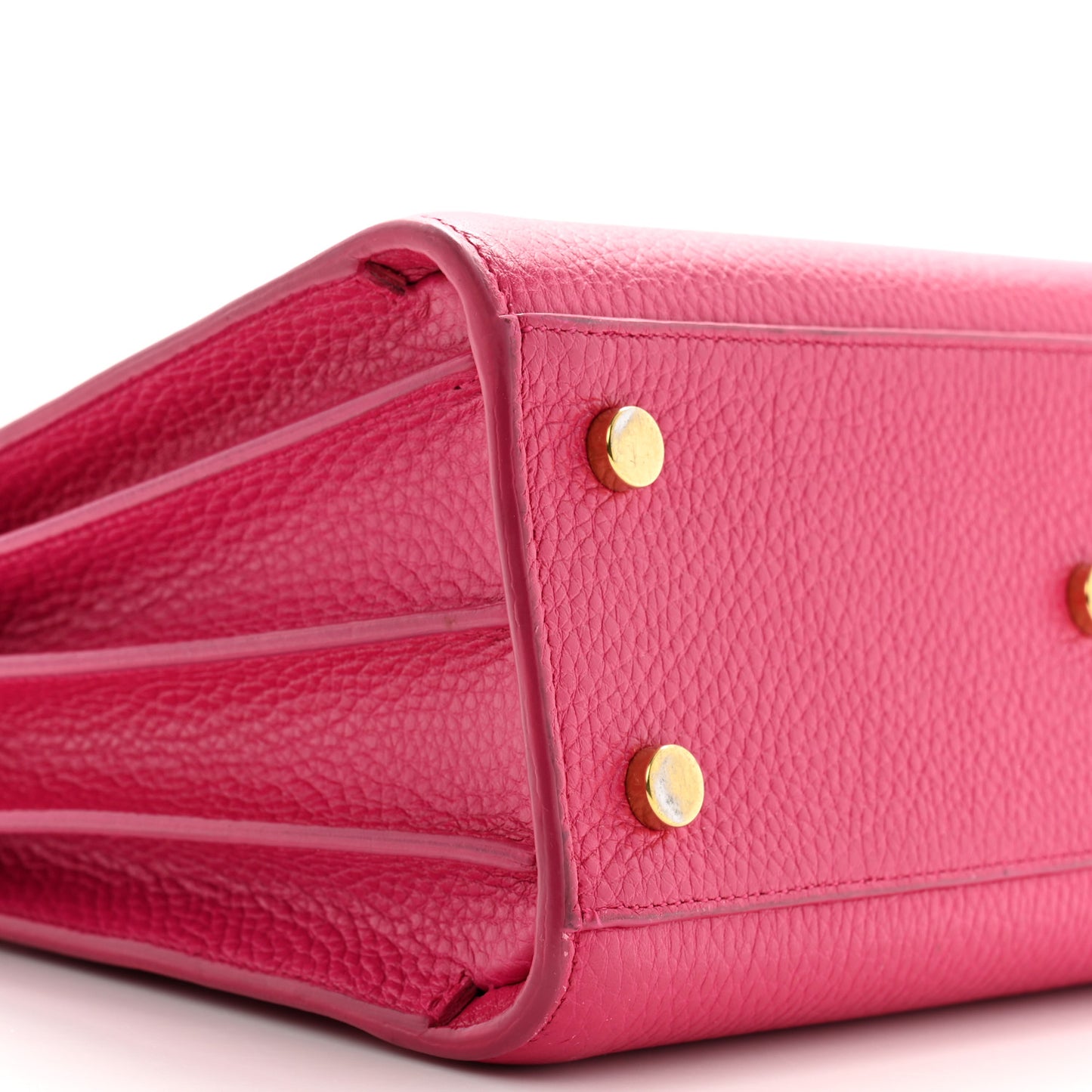 Grained Calfskin Baby Sac De Jour Lipstick Fuchsia