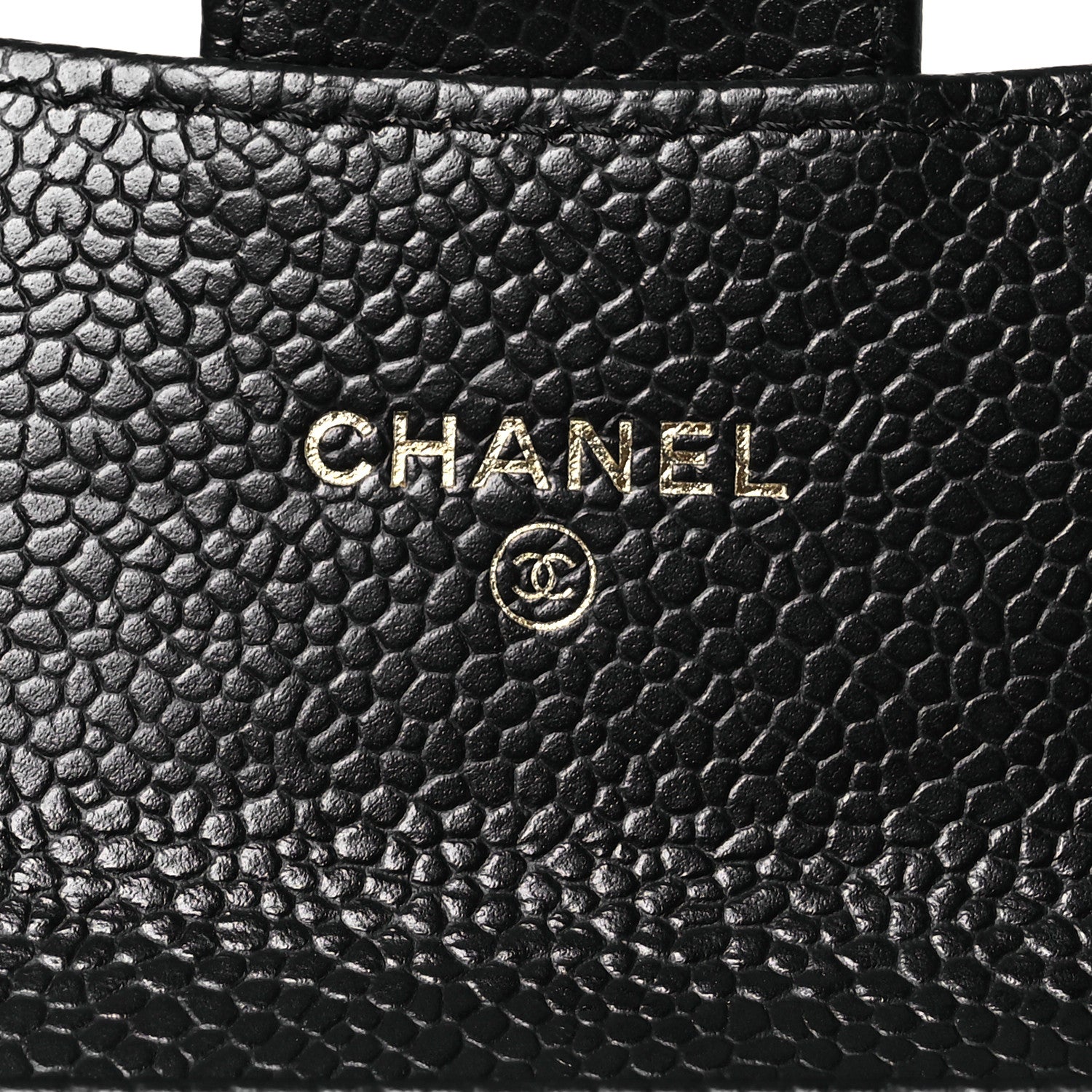 Chanel Caviar Quilted Flap Card Holder Wallet Black 7 of 12