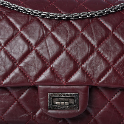 Chanel Aged Calfskin Quilted 2.55 Reissue 227 Flap Red 8 of 8