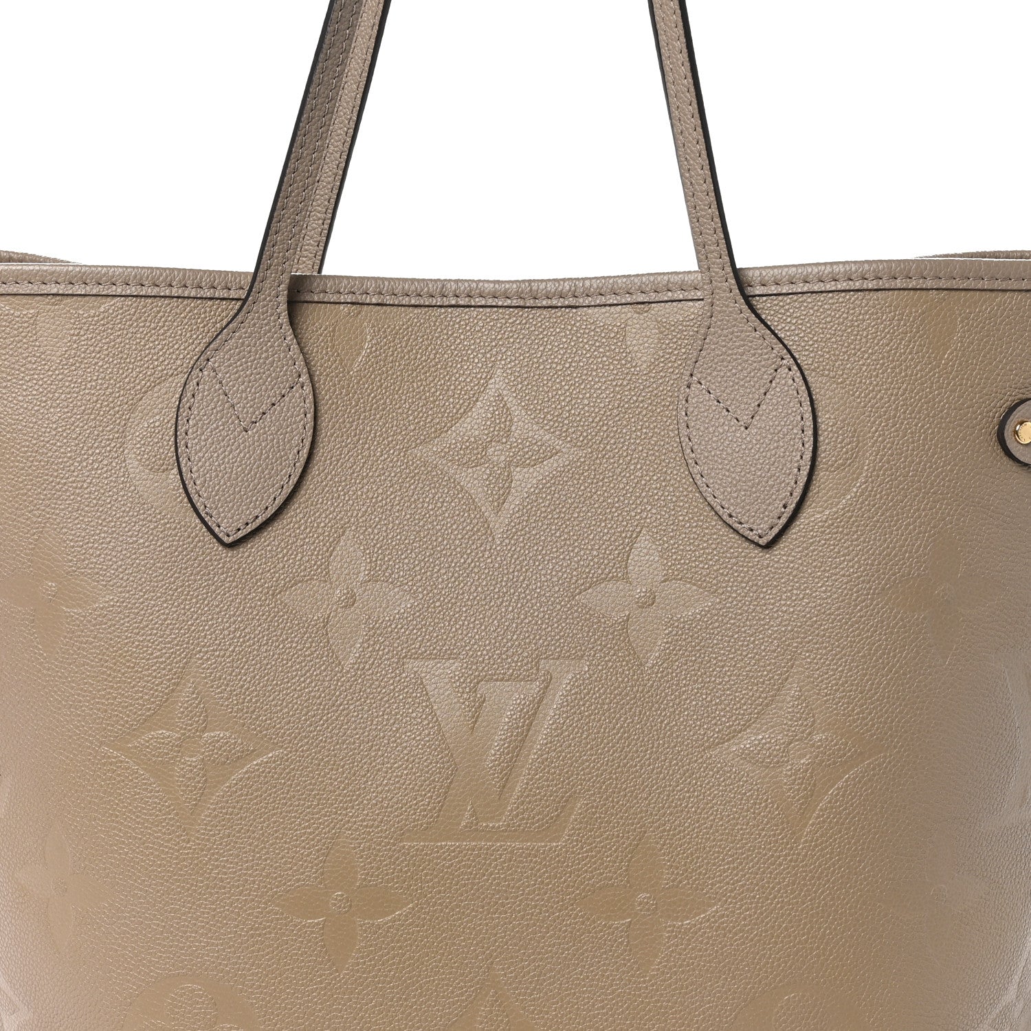 Louis Vuitton Empreinte Monogram Giant Neverfull MM Tourterelle 6 of 10