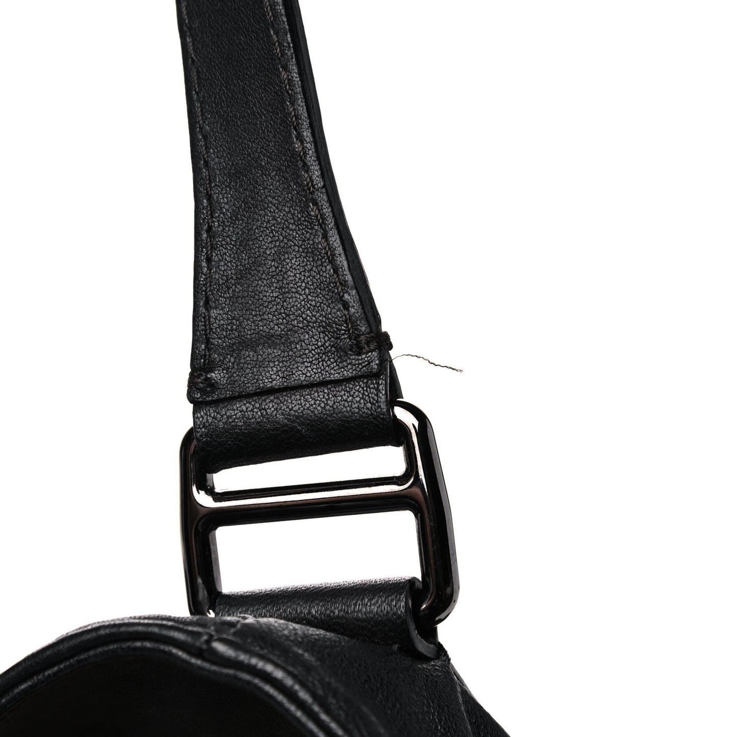 Lambskin Maggie Soft Knot Hobo Black