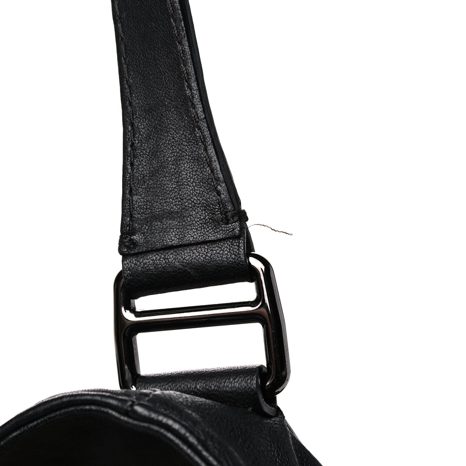 Burberry Lambskin Maggie Soft Knot Hobo Black 16 of 17