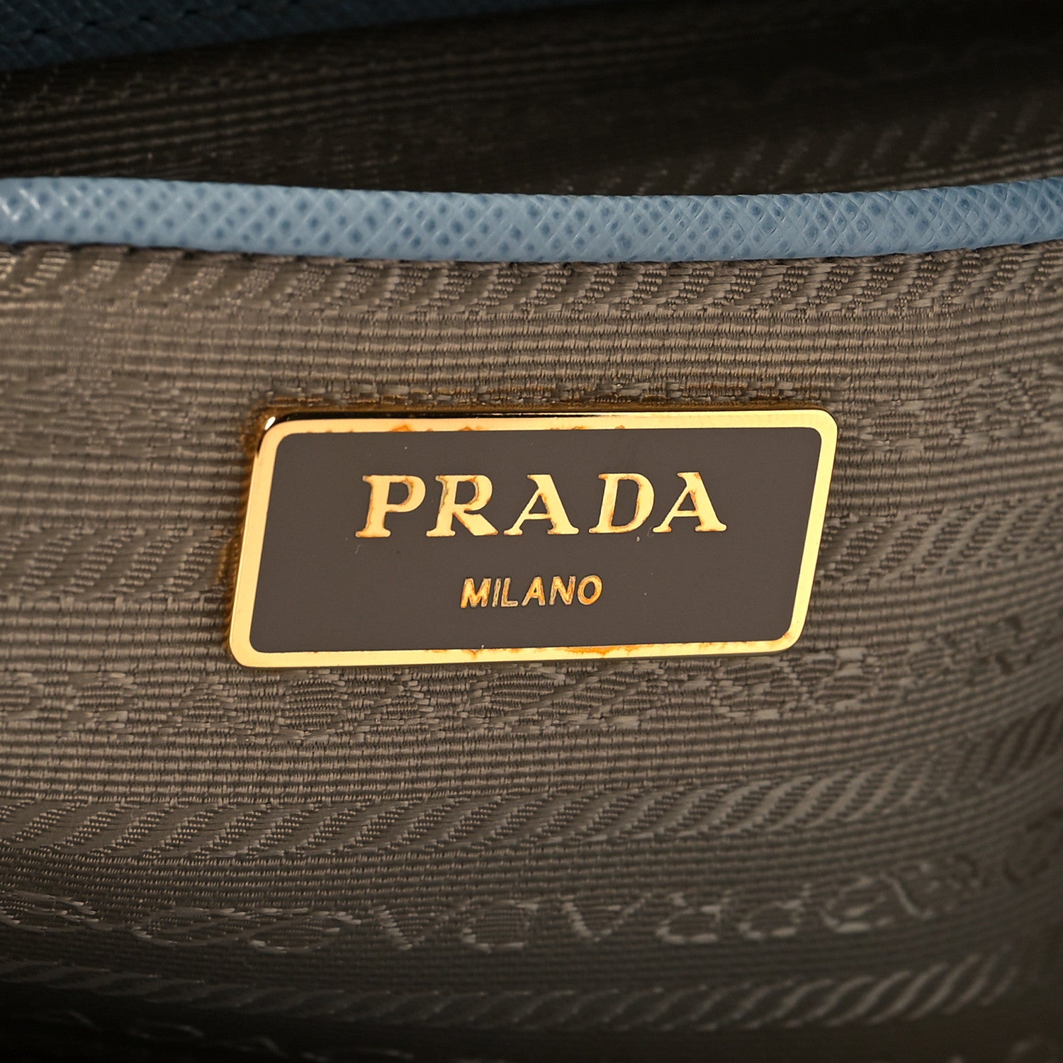 Prada Saffiano Medium Galleria Double Zip Tote Lago 6 of 10