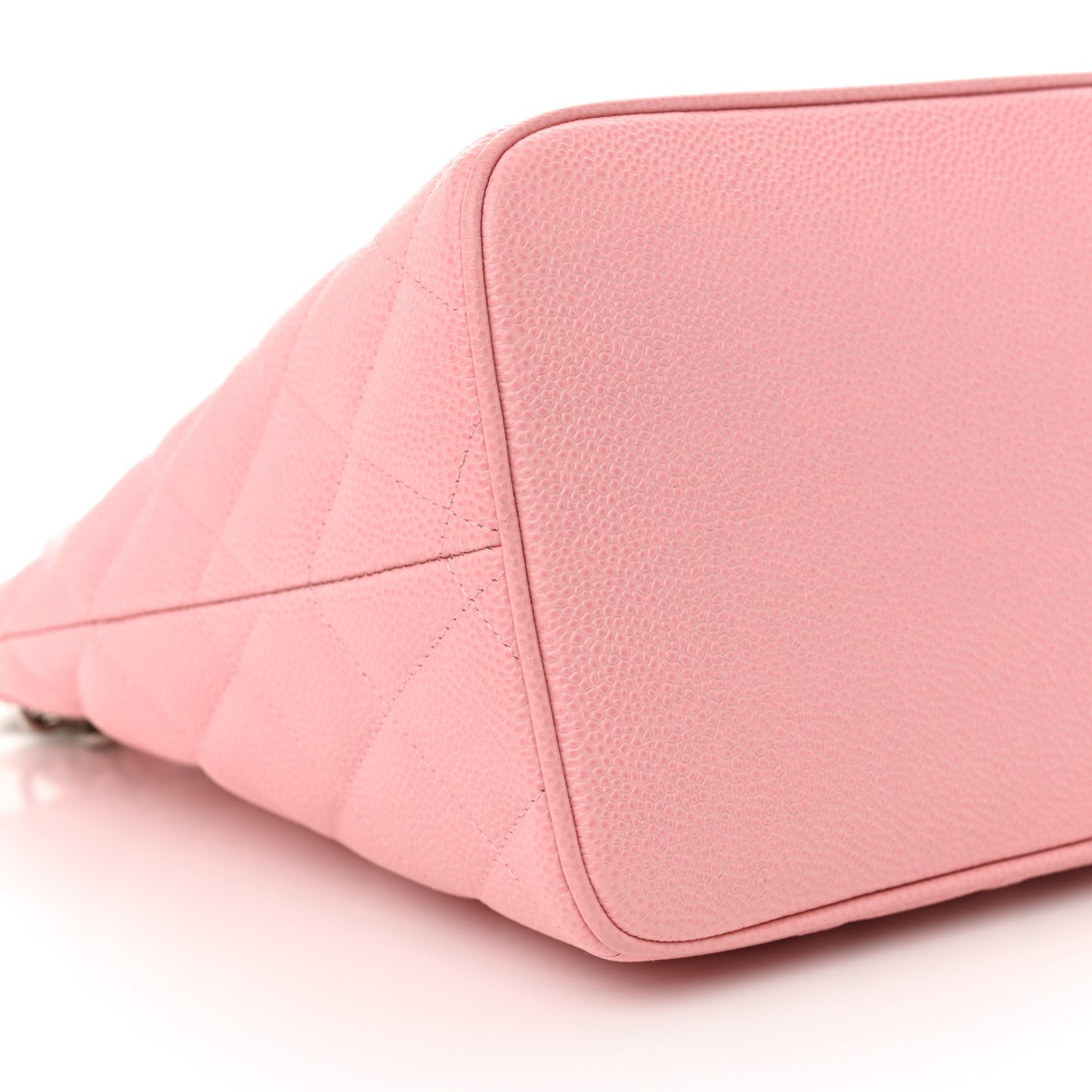 Caviar Quilted Medallion Tote Light Pink