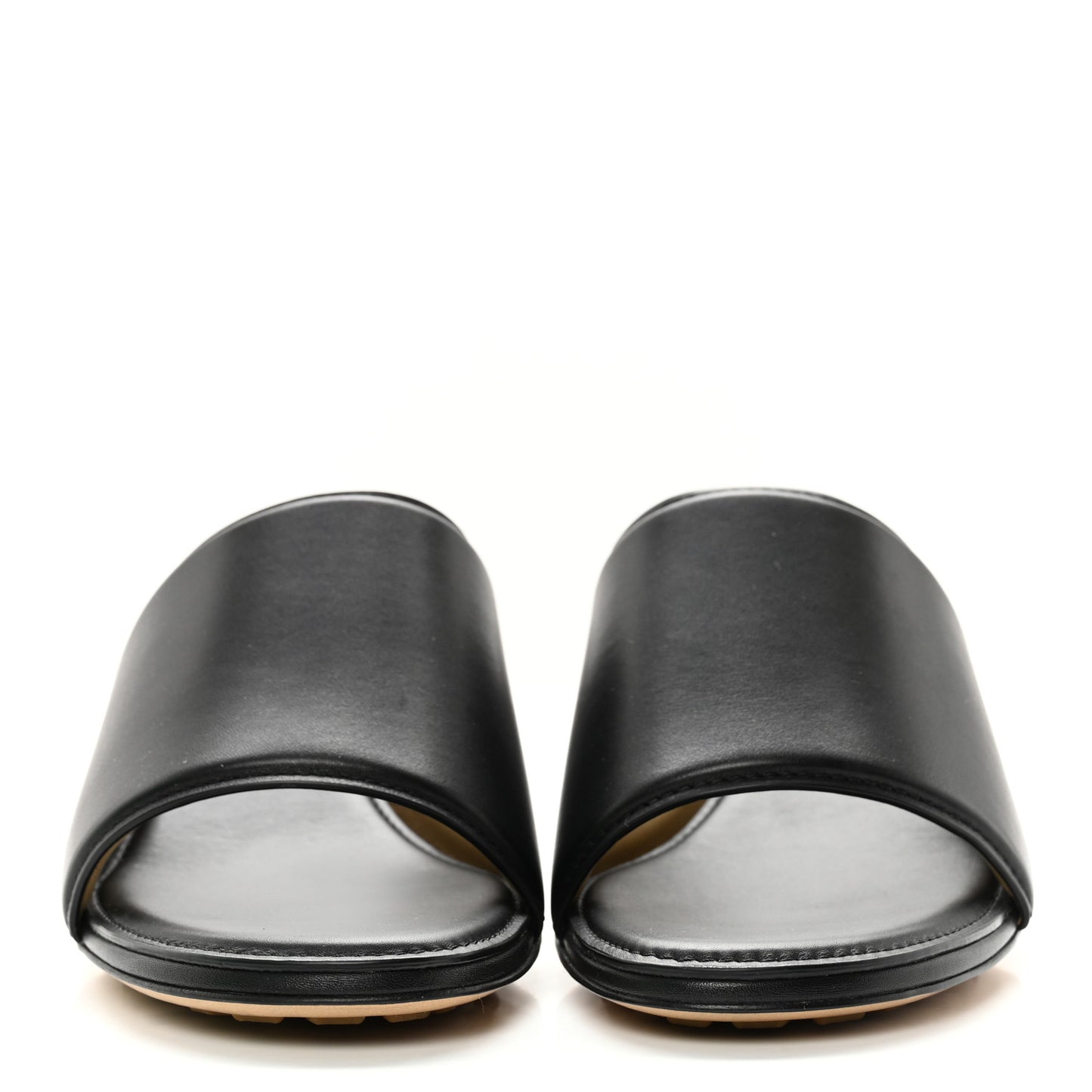 Vienna Calfskin The Band Mule Sandals 37 Black