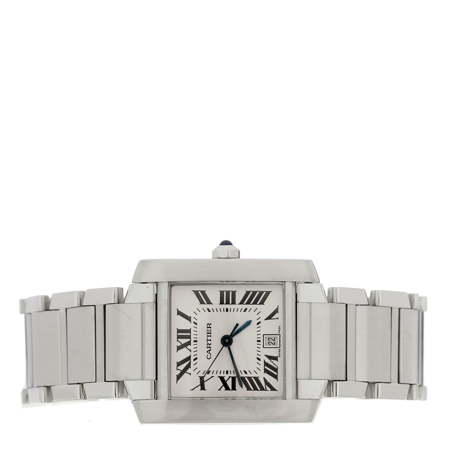 Stainless Steel 28mm Tank Francaise Automatic Watch