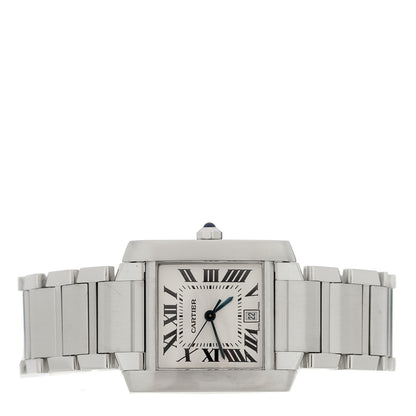 Cartier Stainless Steel 28mm Tank Francaise Automatic Watch 2 of 4