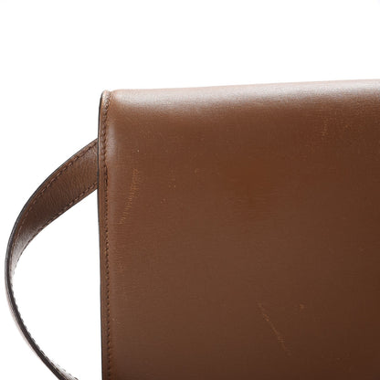 Celine Box Calfskin Medium Classic Box Flap Bag Camel 15 of 17