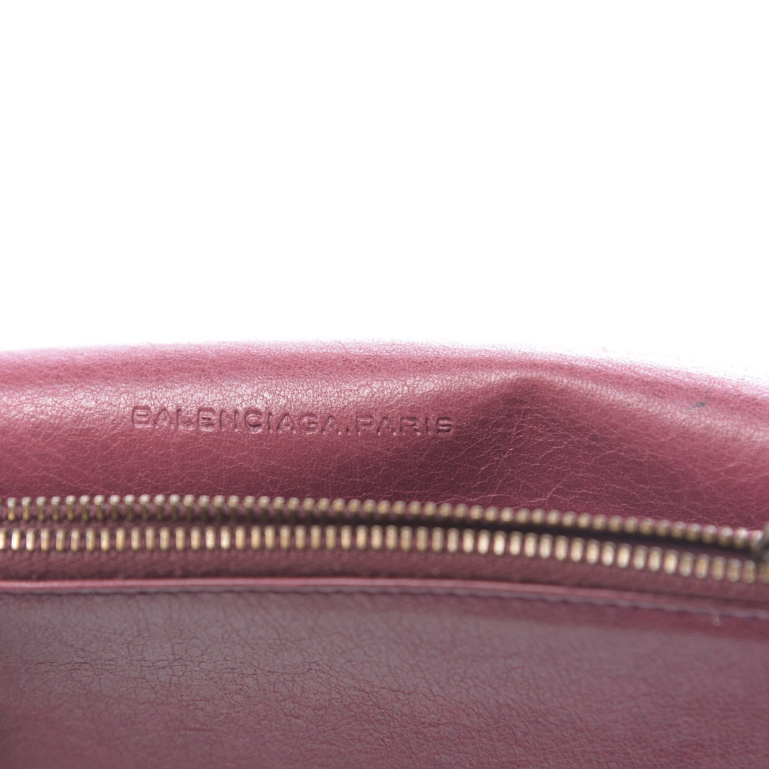 Balenciaga Agneau Classic Hardware Money Wallet Cassis 6 of 12