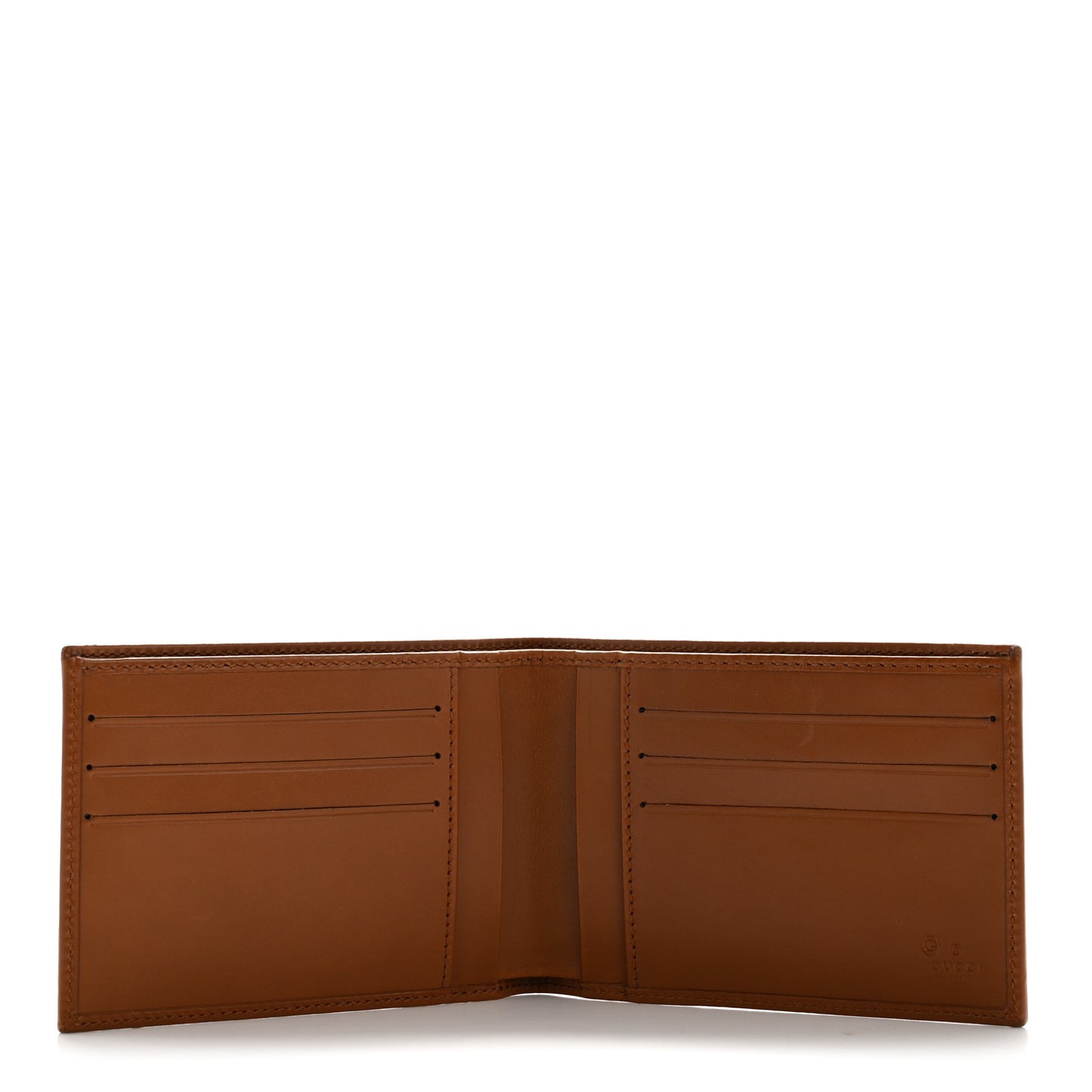Monogram Bi-Fold Wallet Brown