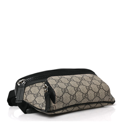 Gucci GG Supreme Monogram Belt Bag Black 4 of 9