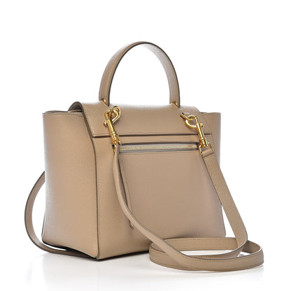 Celine Grained Calfskin Micro Belt Bag Light Taupe 2 of 8