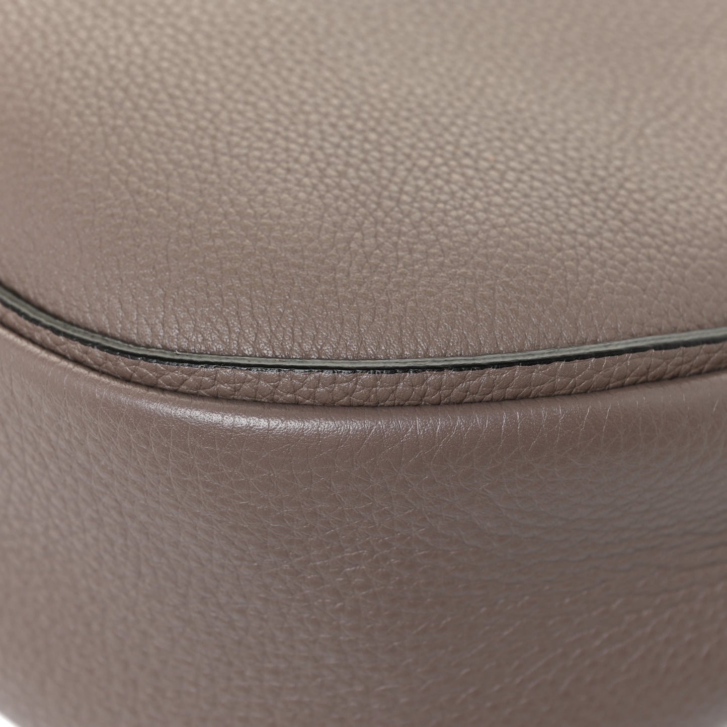 Calfskin Reverse Hobo Gray