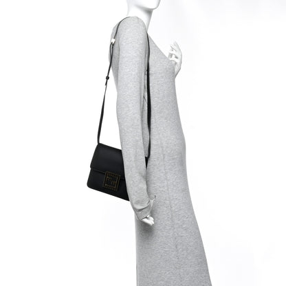 Fendi Vitello King Crystal Fab Crossbody Bag Black 2 of 12