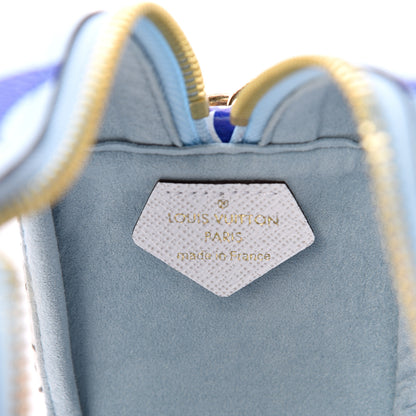 Louis Vuitton Monogram Giant Portofino Beach Pouch Blue 5 of 10