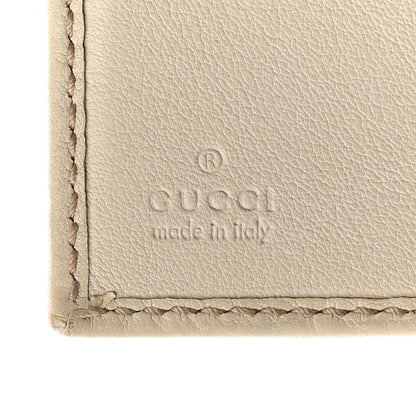 Gucci Guccissima Princy French Flap Wallet Off White 6 of 10