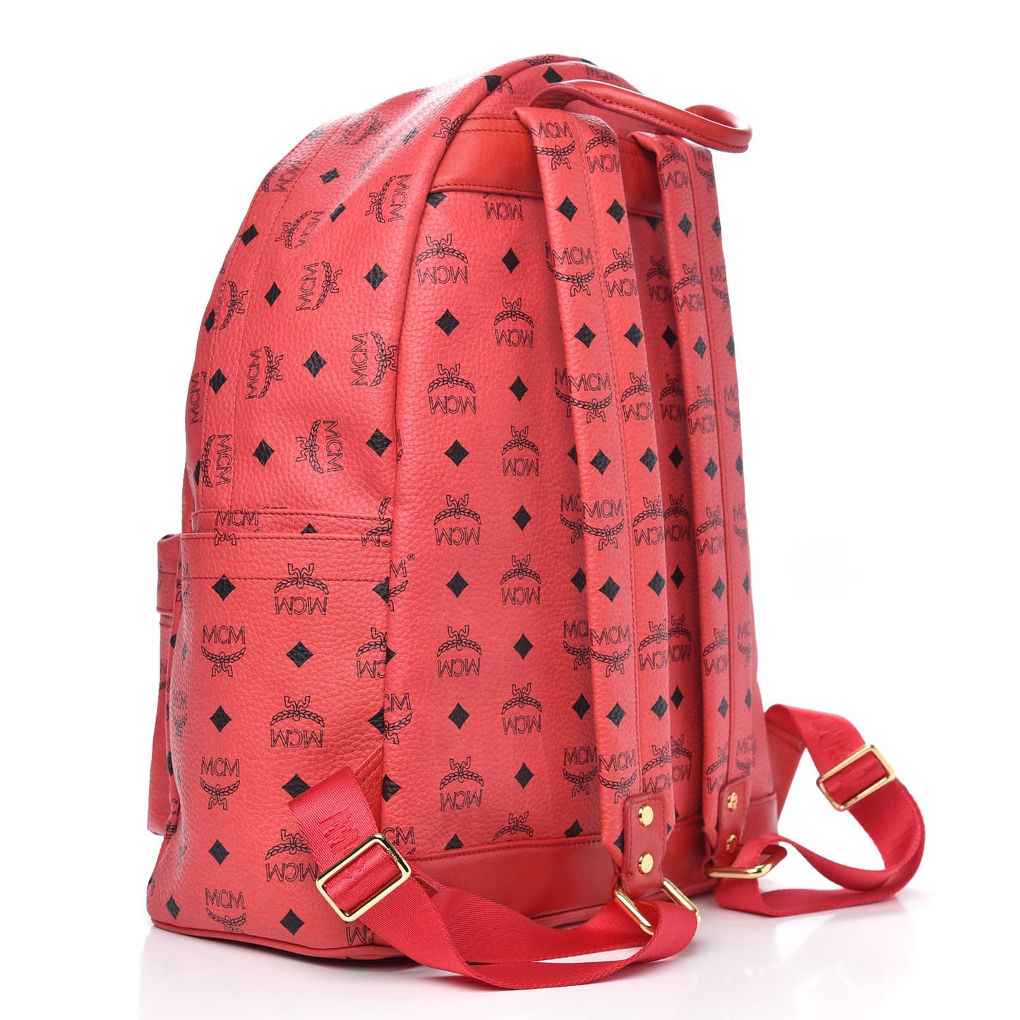 Visetos Medium Sprinkle Stud Stark Backpack Corail