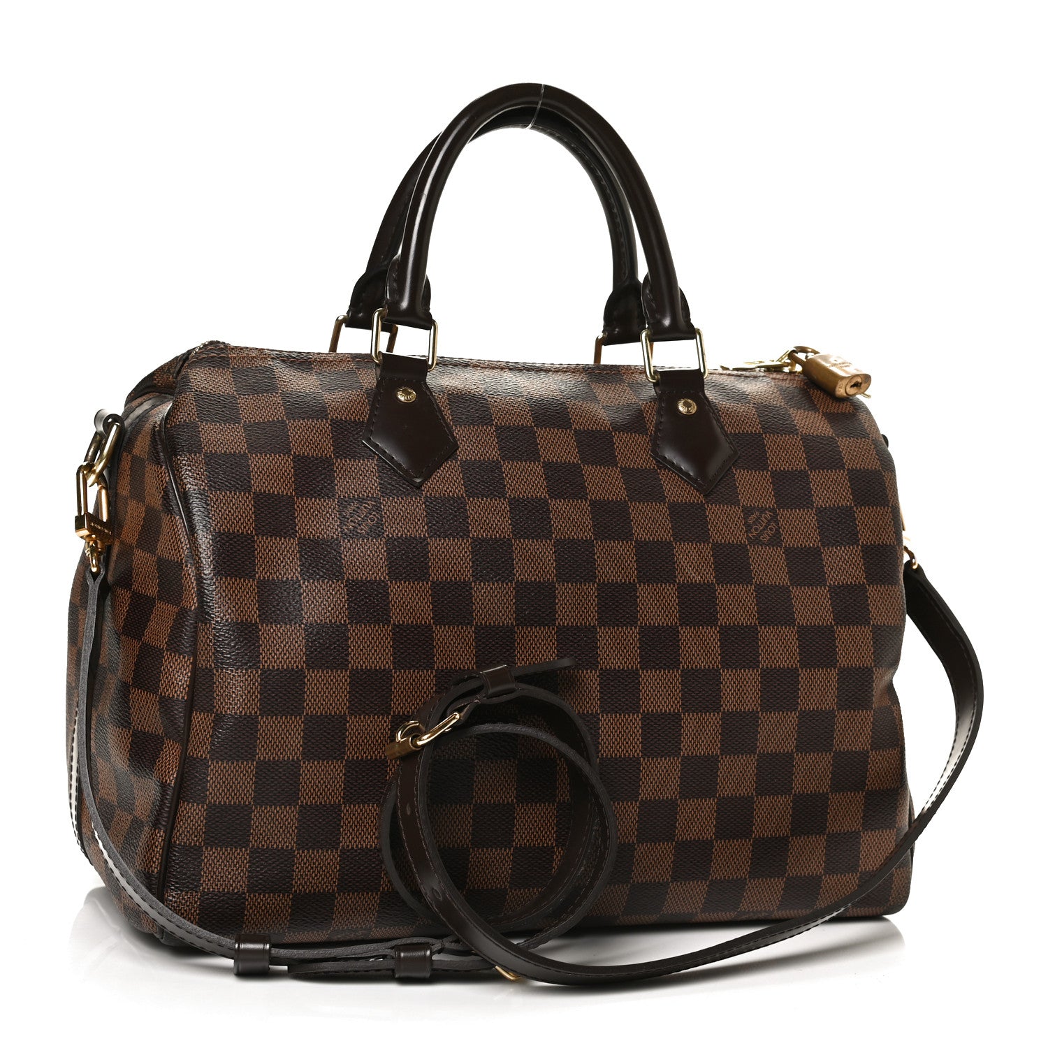 Louis Vuitton Damier Ebene Speedy Bandouliere 30 3 of 10