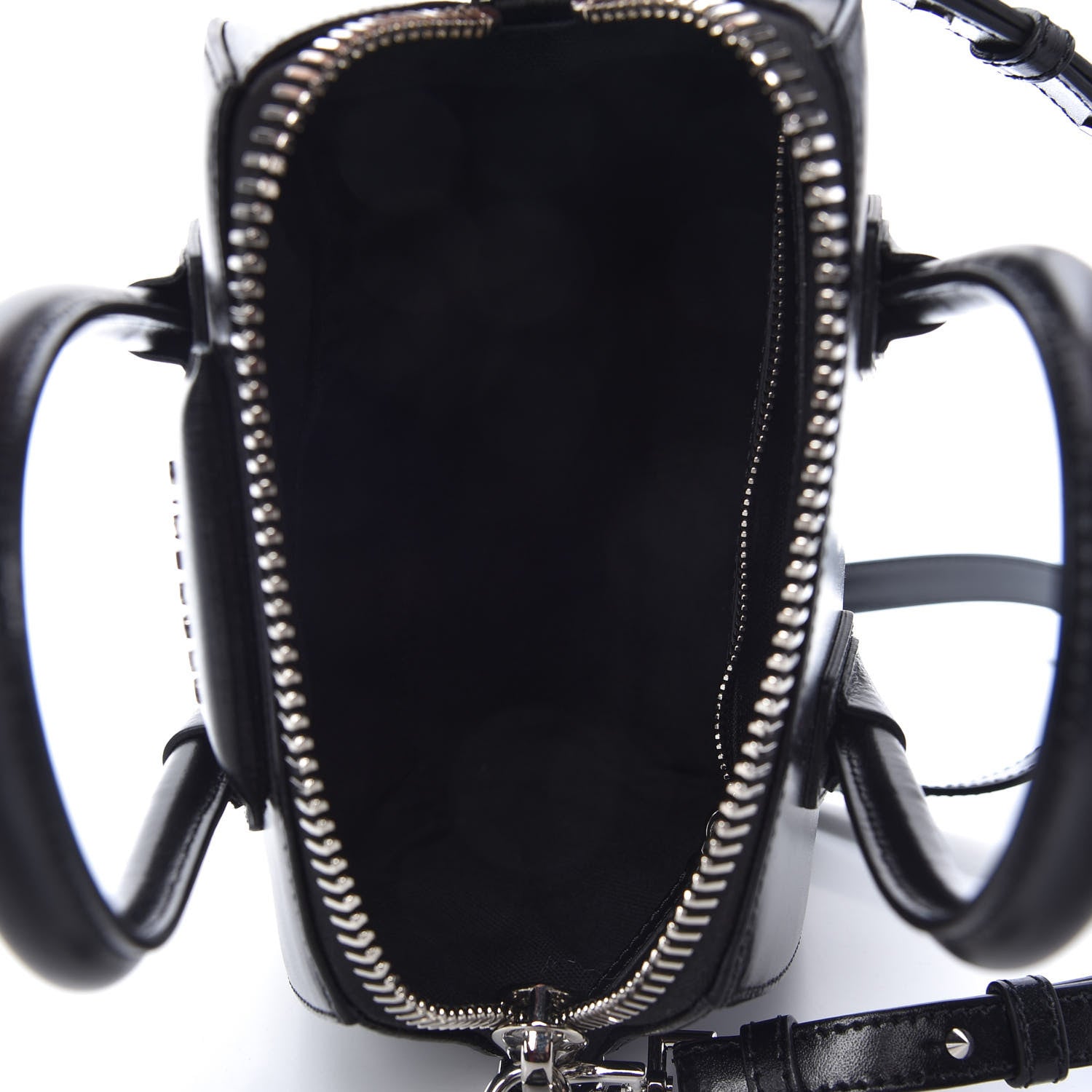 Givenchy Shiny Lord Calfskin Mini Antigona Black 5 of 10