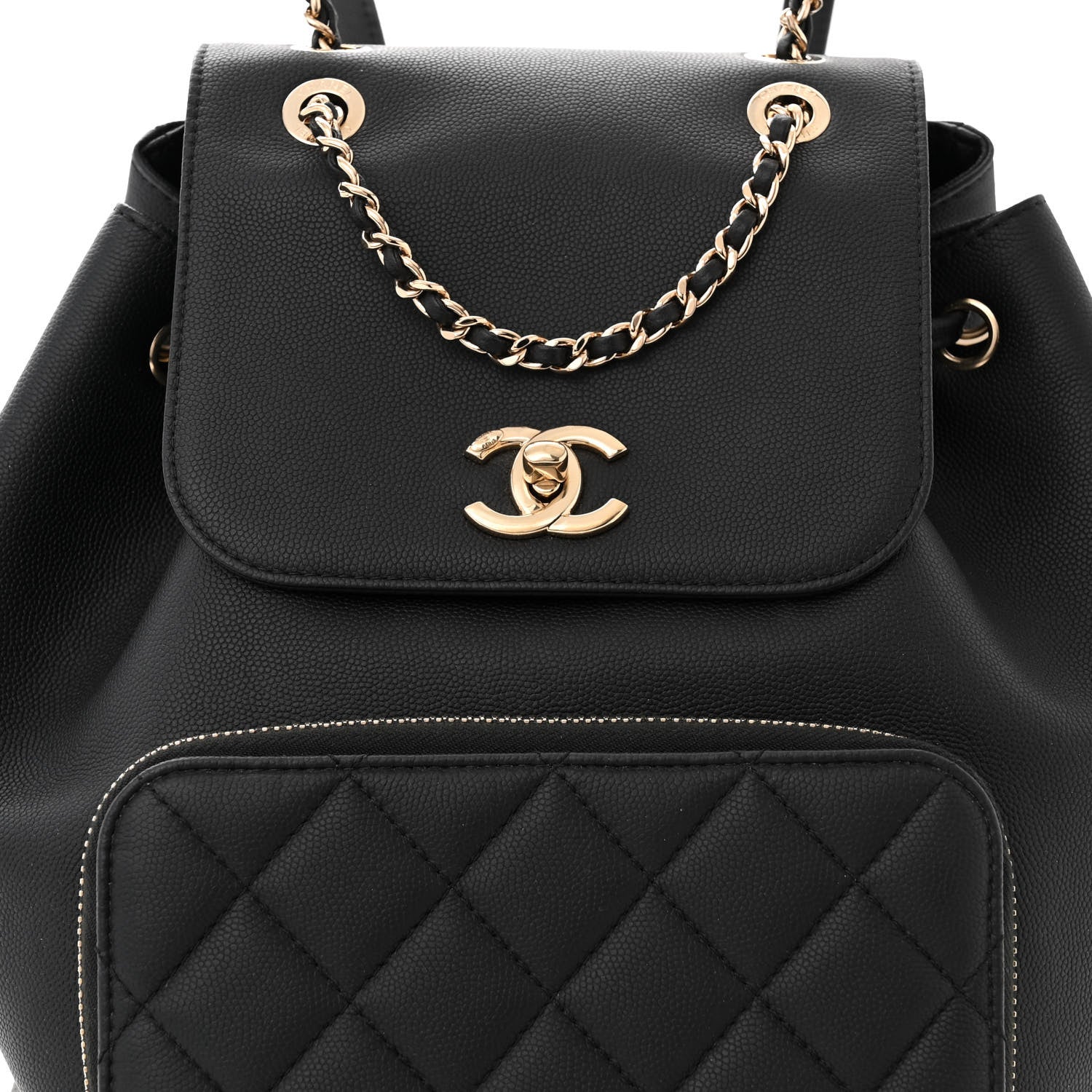 Chanel Caviar Quilted Business Affinity Backpack Black 8 of 11