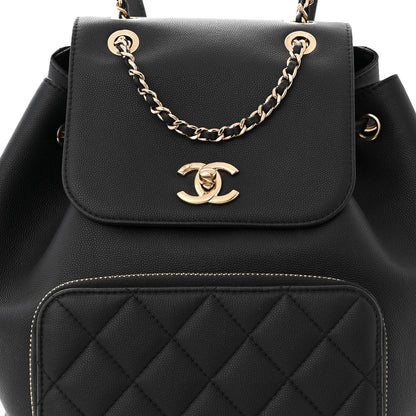 Chanel Caviar Quilted Business Affinity Backpack Black 8 of 11