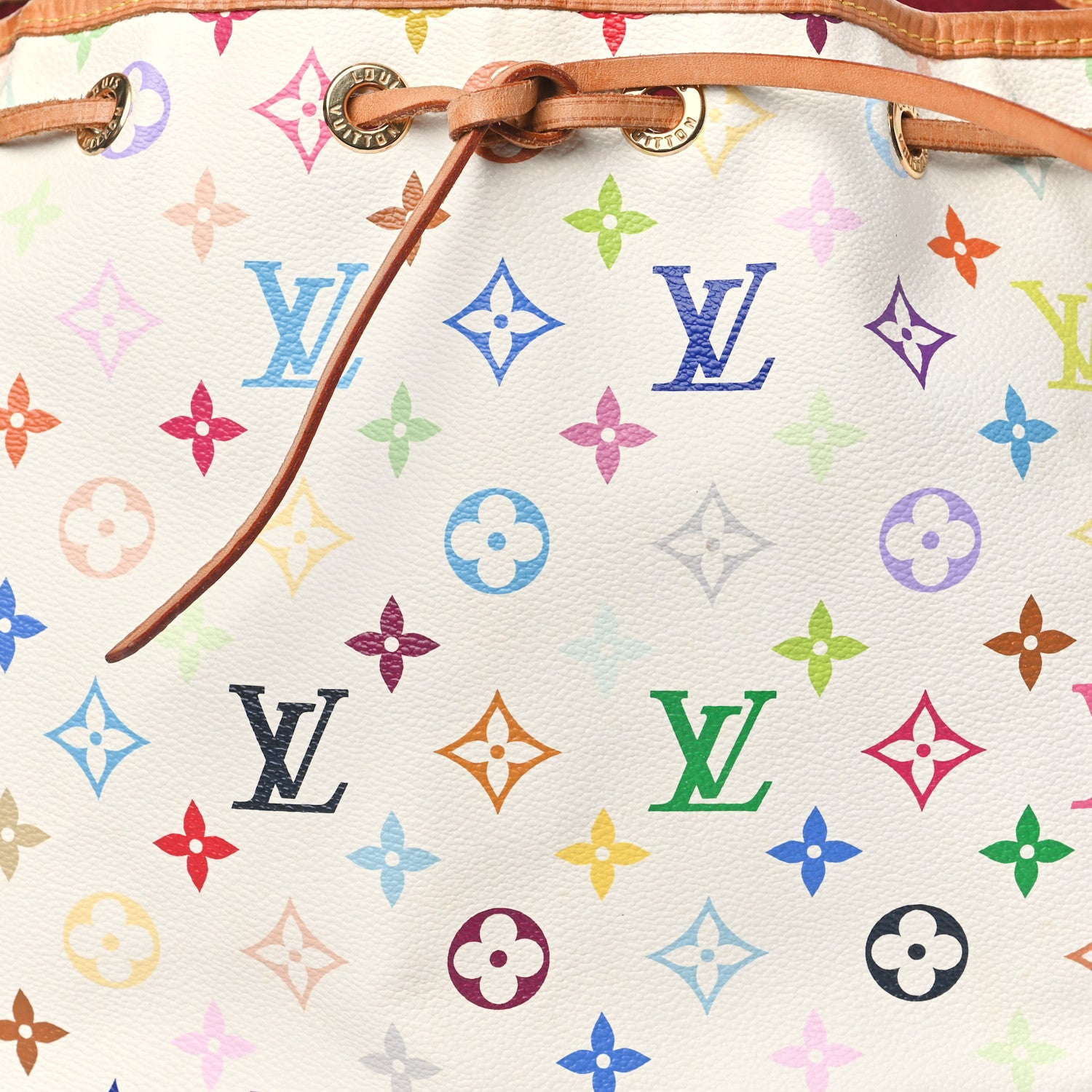 Louis Vuitton Monogram Multicolor Petit Noe White 7 of 13
