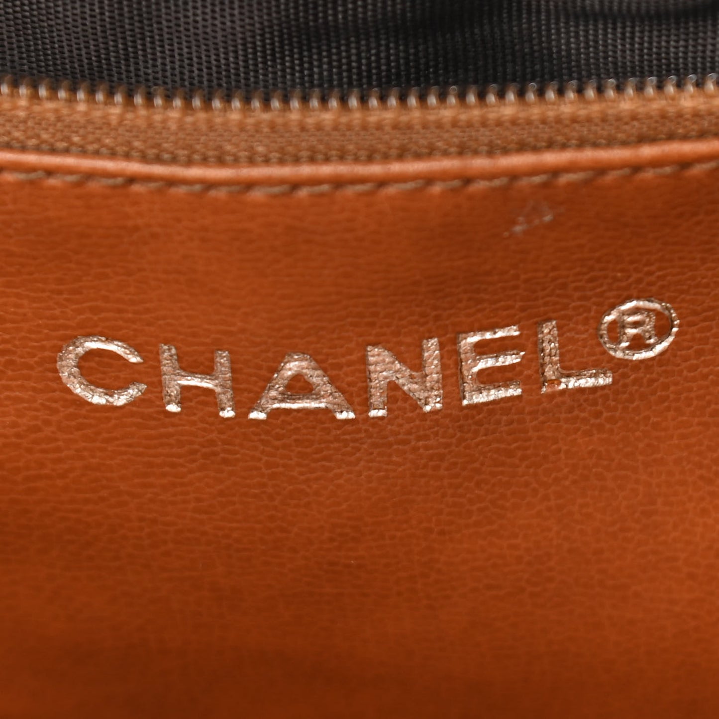 Lambskin Quilted Small Single Flap Brown