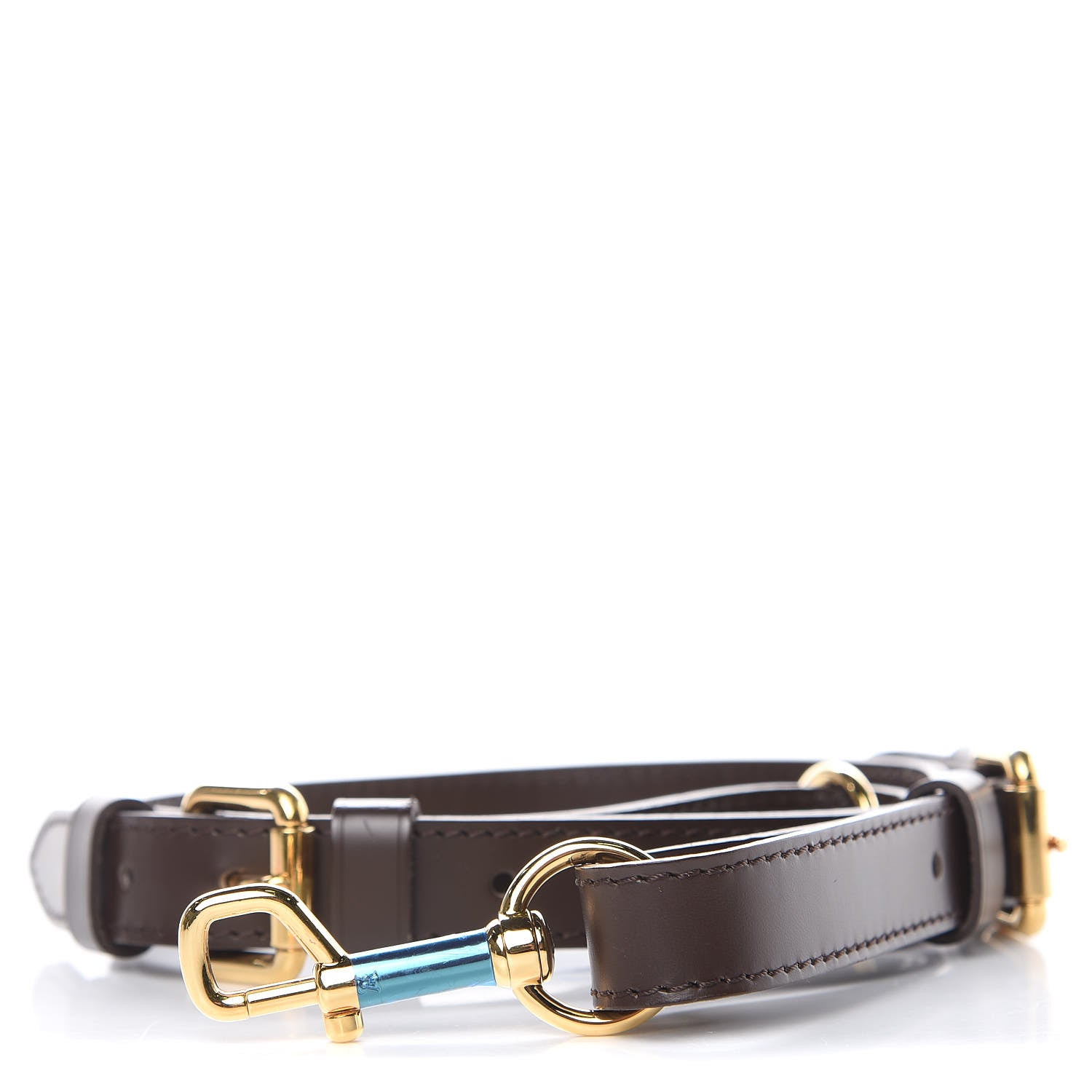 Louis Vuitton Calfskin Adjustable Trevi Shoulder Strap Brown 1 of 3