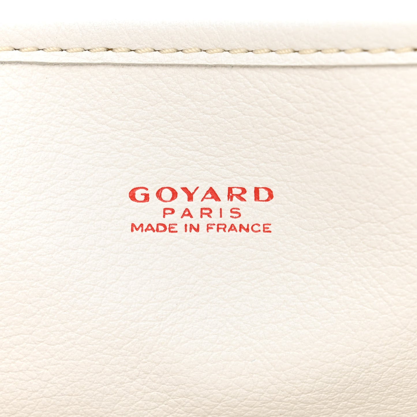 Goyardine Reversible Mini Anjou White