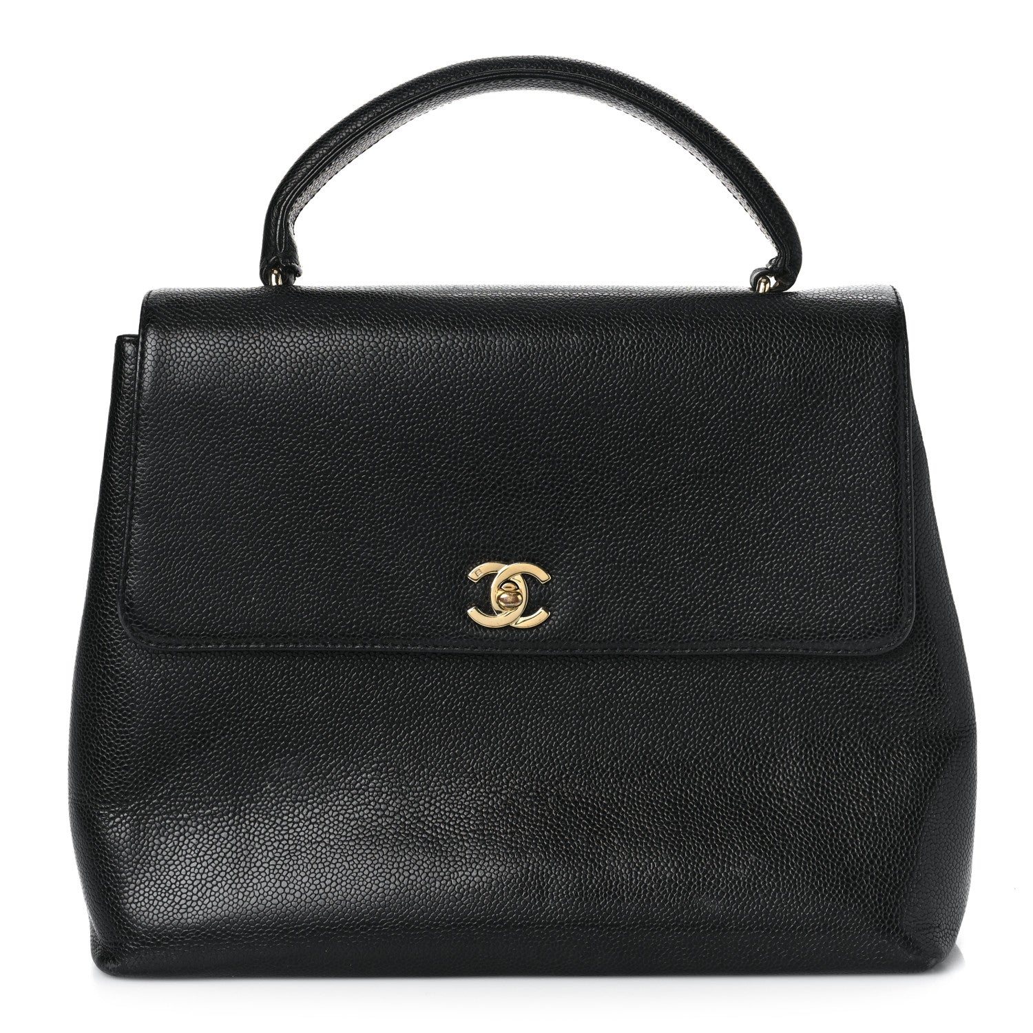 Chanel Caviar Kelly Jumbo Flap Black 1 of 10
