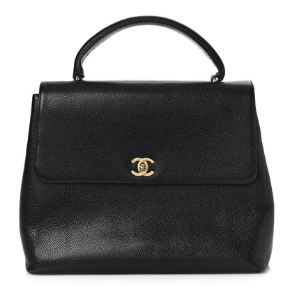 Chanel Caviar Kelly Jumbo Flap Black 1 of 10