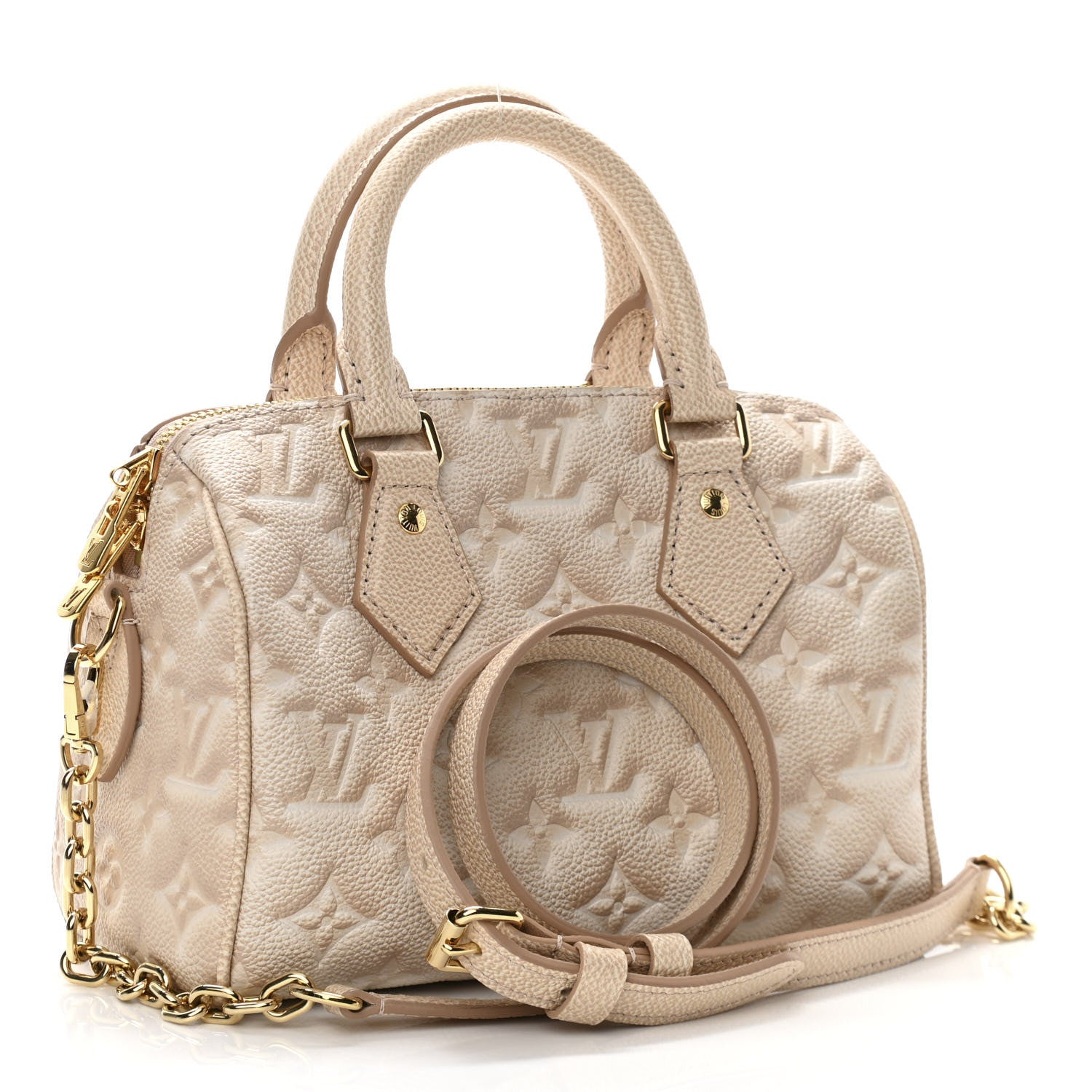 Louis Vuitton Empreinte Monogram Summer Stardust Speedy Bandouliere 20 Beige Clair 3 of 10