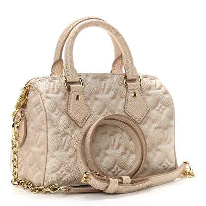 Louis Vuitton Empreinte Monogram Summer Stardust Speedy Bandouliere 20 Beige Clair 3 of 10