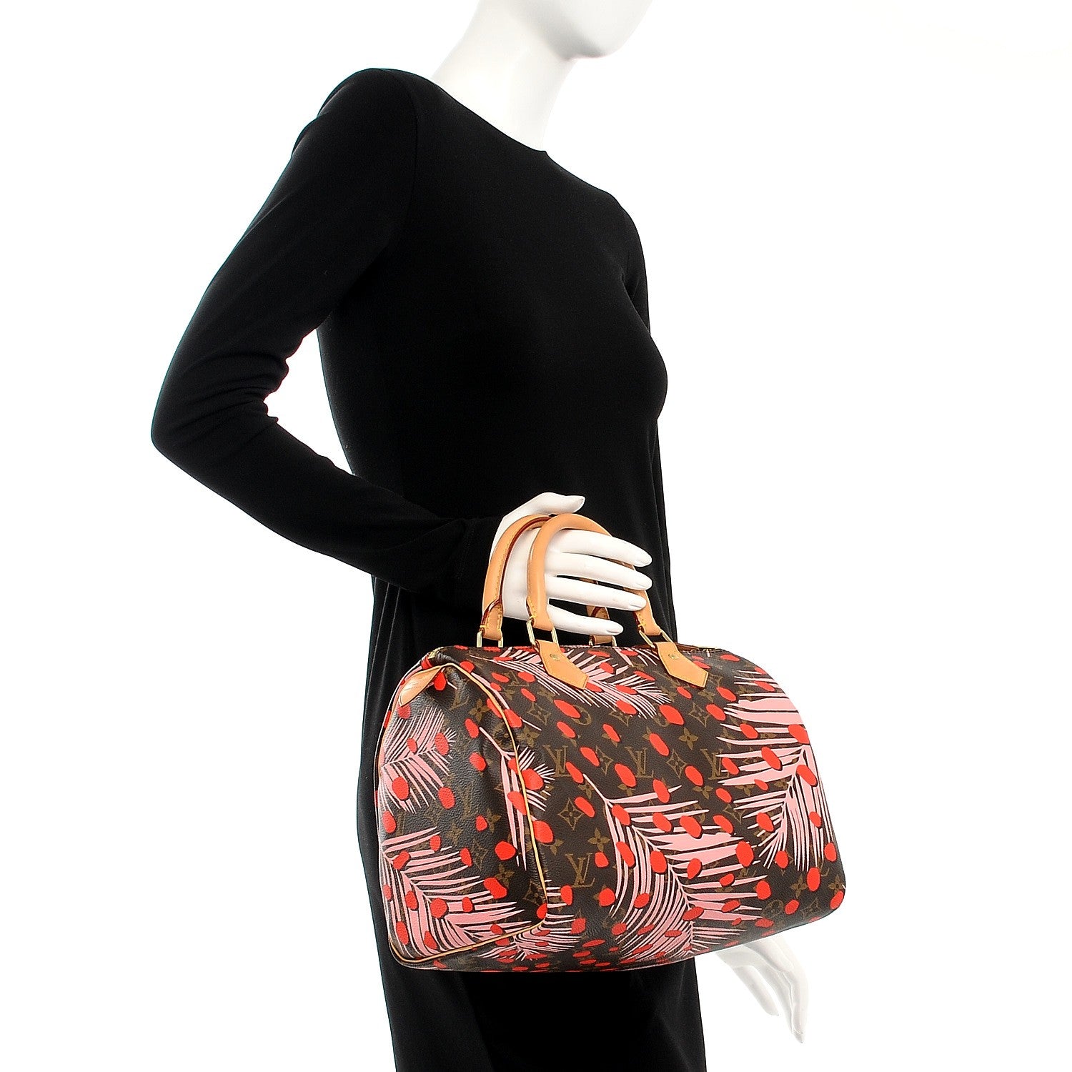 Louis Vuitton Monogram Jungle Dots Speedy 30 Sugar Pink Poppy 2 of 12