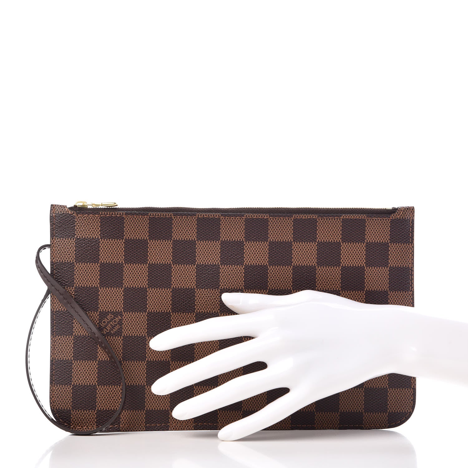 Louis Vuitton Damier Ebene Neverfull MM GM Pochette 2 of 8