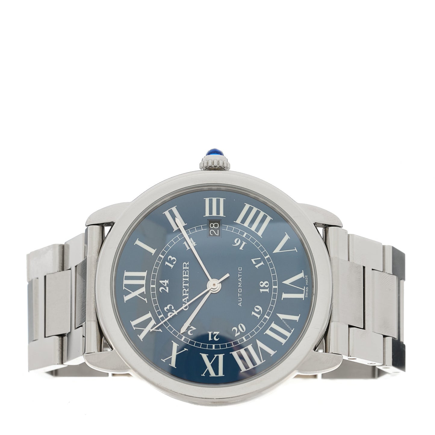 Stainless Steel 42mm Ronde Solo Automatic Watch Blue