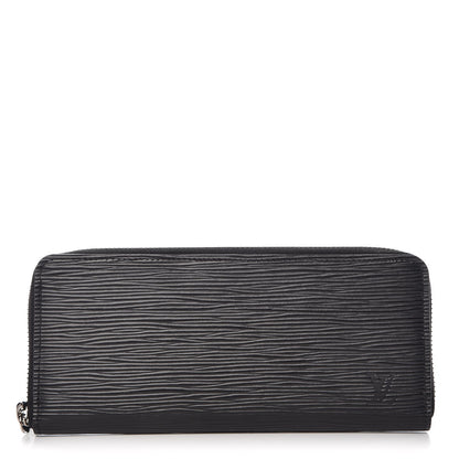 Louis Vuitton Epi Clemence Wallet Black 1 of 8