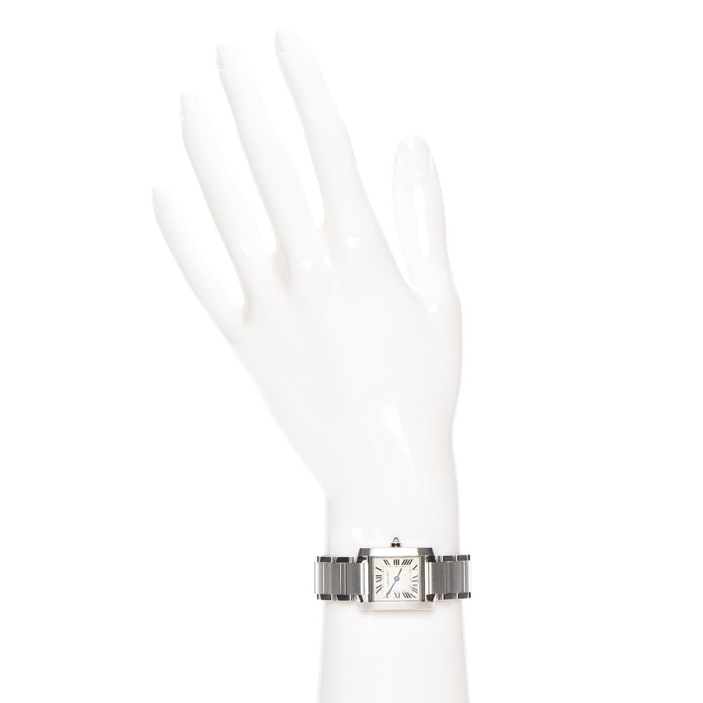 Stainless Steel 20mm Tank Francaise Quartz Watch