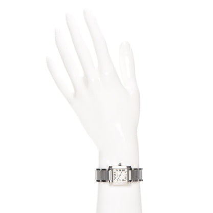 Cartier Stainless Steel 20mm Tank Francaise Quartz Watch 2 of 7